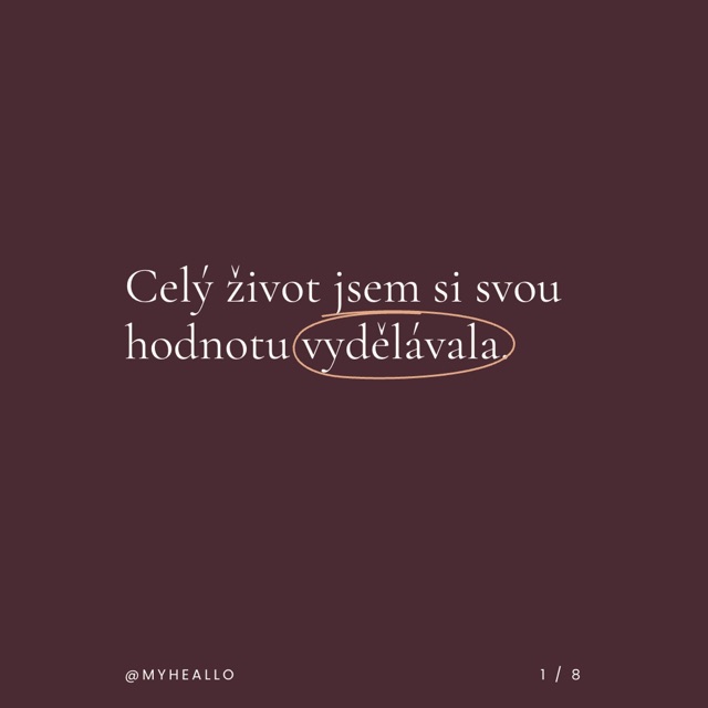 Příspěvek o sebehodnotě